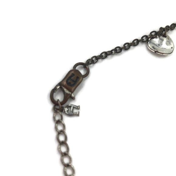 Etienne Aigner Long Multi-sized Disc Necklace - Picture 6 of 6